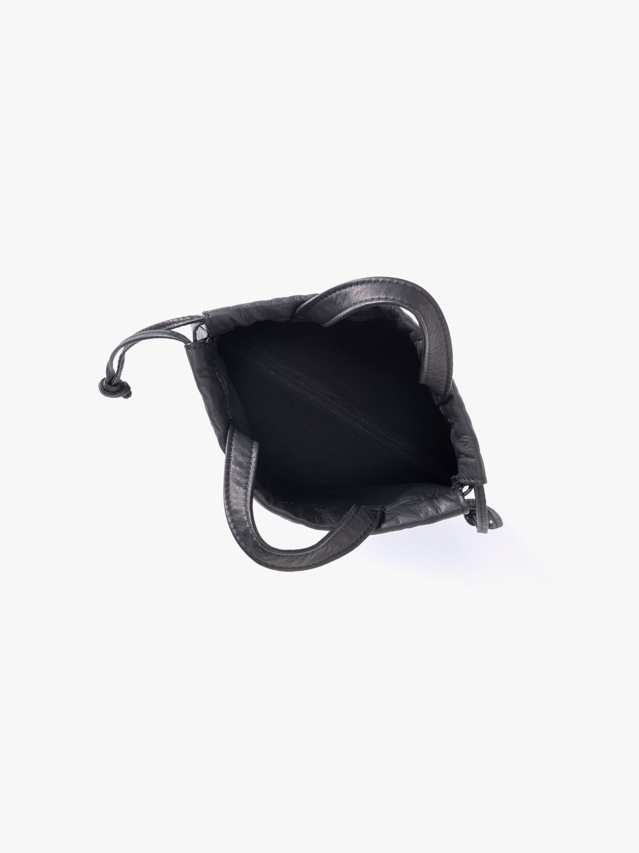 acoustics | 【AETA】 DOUBLE FACED DRAWSTRING POUCH +HANDLE