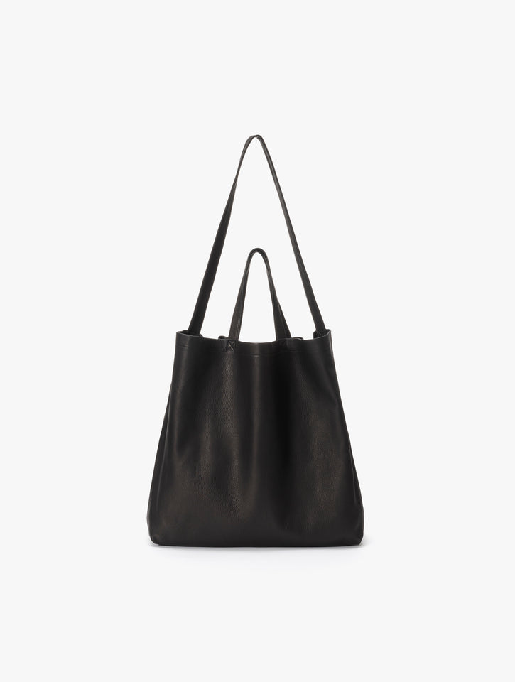 DOUBLE FACED SHOULDER TOTE：L